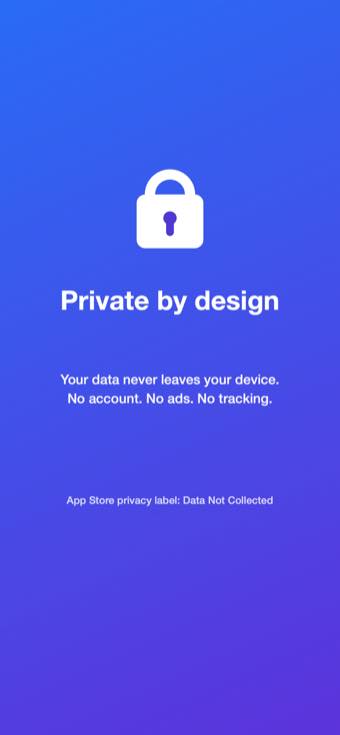 Private by design lock illustration